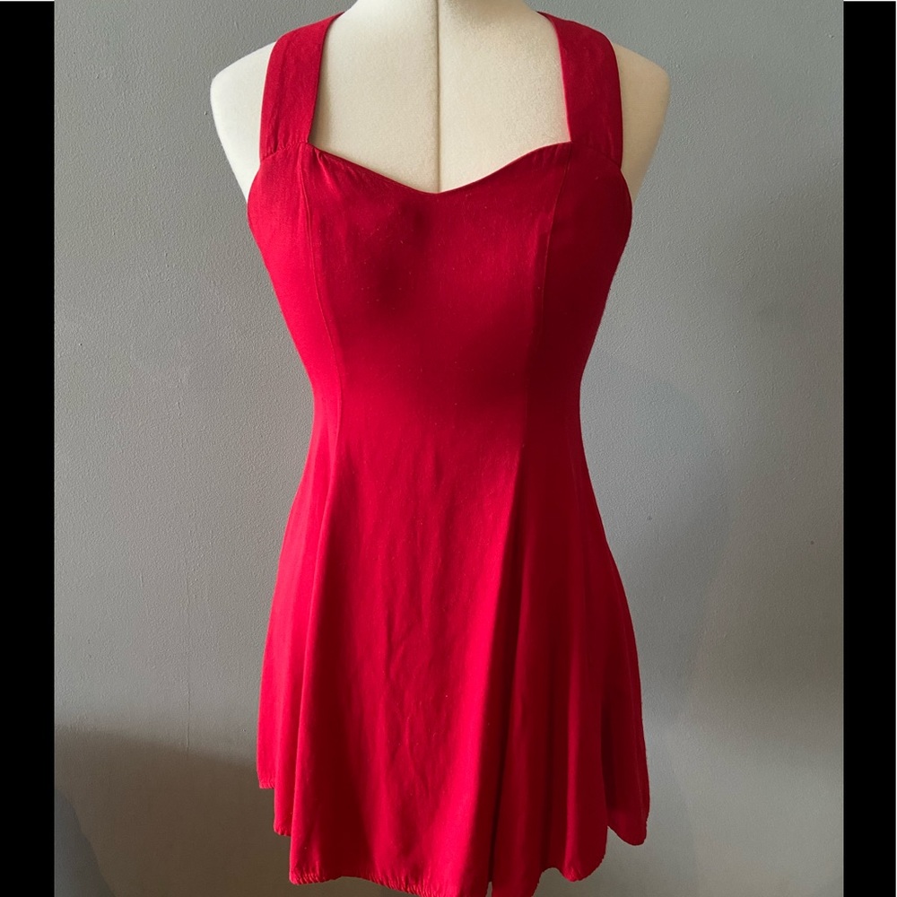 Vintage Red My Michelle Minidress